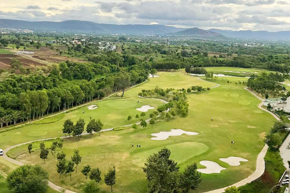 Lodha Belmondo — Golf course from above