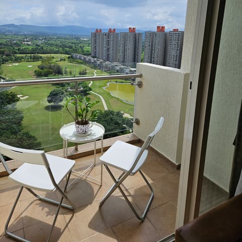 Golf-view one-bedroom on the 19th floor (II), Lodha Belmondo &mdash; photo 6