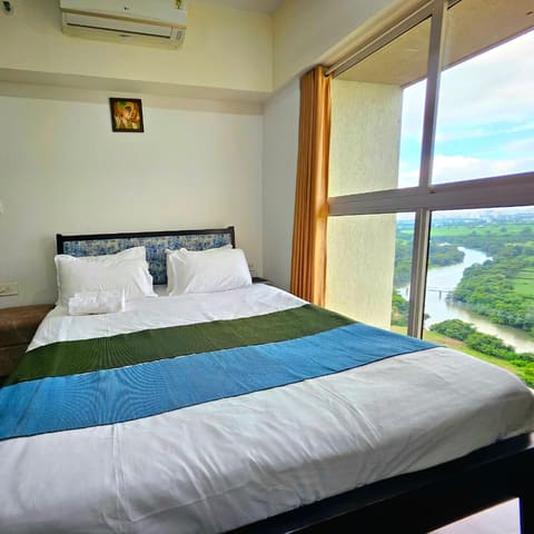 The waterfront two-bedroom at Lodha Belmondo